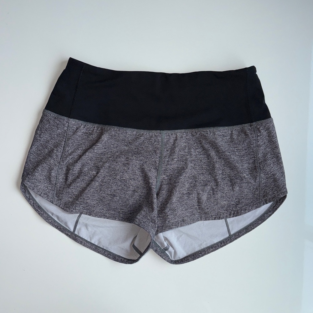 Lululemon Black and Gray Athletic Shorts